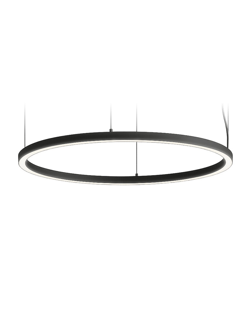 Sun Circle LED - Must ümmargune töövalgustus - ø100cm